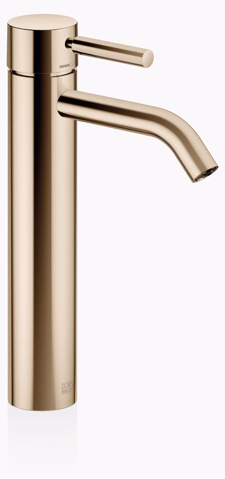 Dornbracht META Mitigeur monocommandé pour lavabos avec pied surélevé, sans garniture d'écoulement, saillie 135mm, 33537660-26, 33537660-26