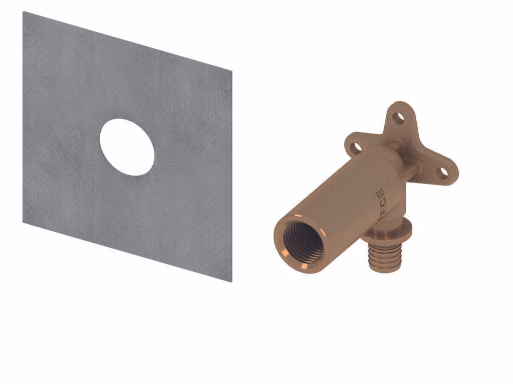 TECEprofil Disques muraux système, pour montage sur robinetterie de W.-C./bidet et robinetterie apparente, 9021021, 9021021