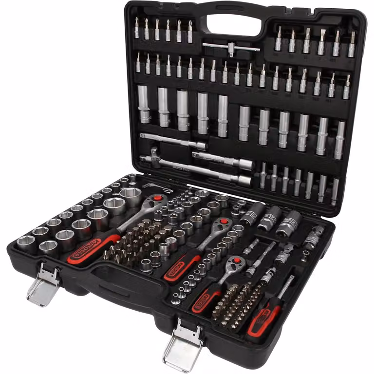 Set di chiavi a bussola - 6 lati FlankTraction - 179 pezzi - Attacco 1/4, 3/8 e 1/2 pollici