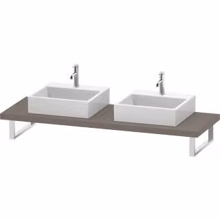 Duravit console DuraStyle 80-200x55cm, 2 A., Stär 4,5cm, bas. ma