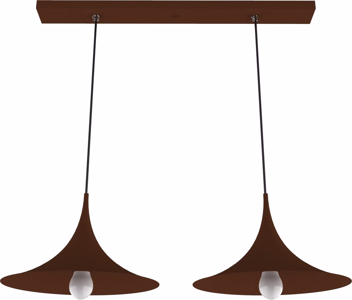 Lampade A Sospensione Louie X2 Monocolore