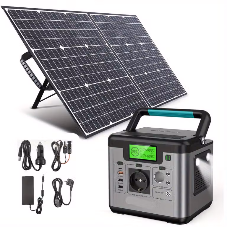 Centralina portatile – Batteria mobile – Alimentazione di emergenza – Batteria per campeggio – Batteria da 518 Wh