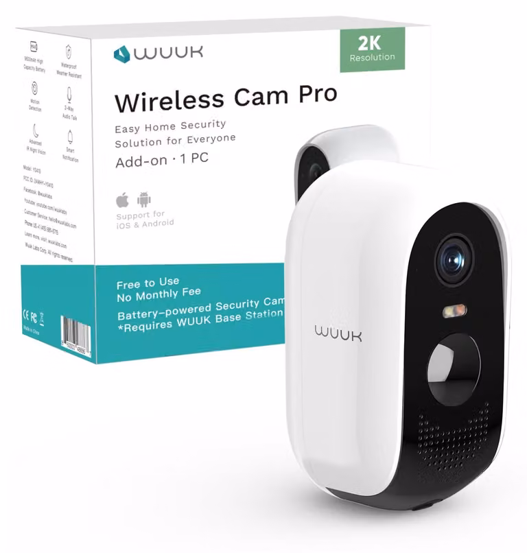 Telecamera di sicurezza wireless per esterni, con visione notturna