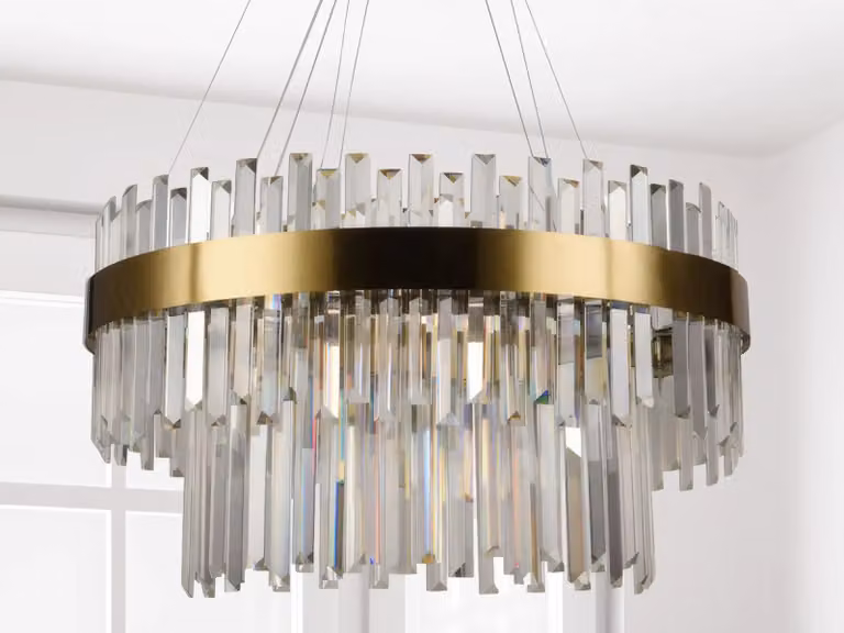 Lampada a LED in cristallo con telecomando, 80W - J6339/C