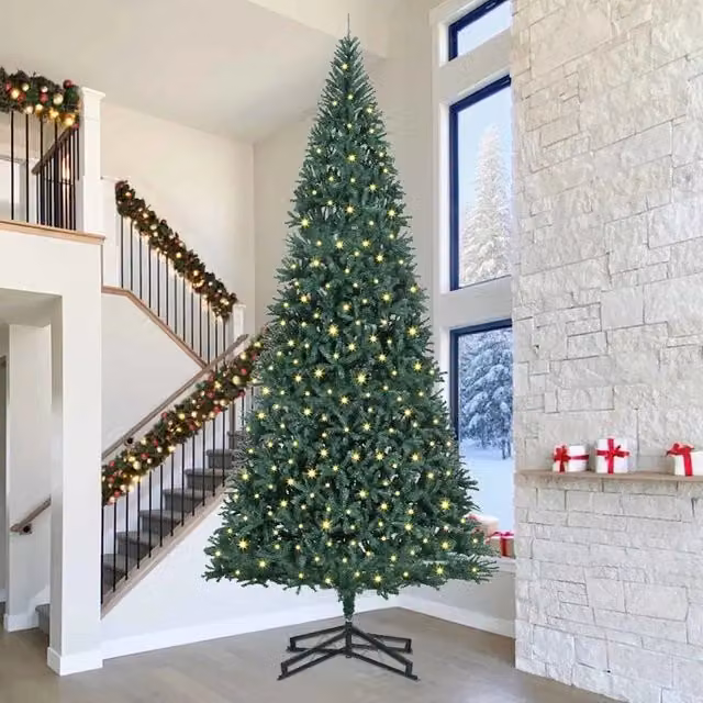 Albero di Natale artificiale preilluminato Verde 500 cm PVC 3394838