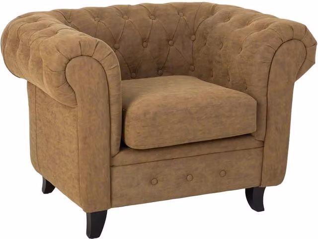 Poltrona beige 110x81x77h cm