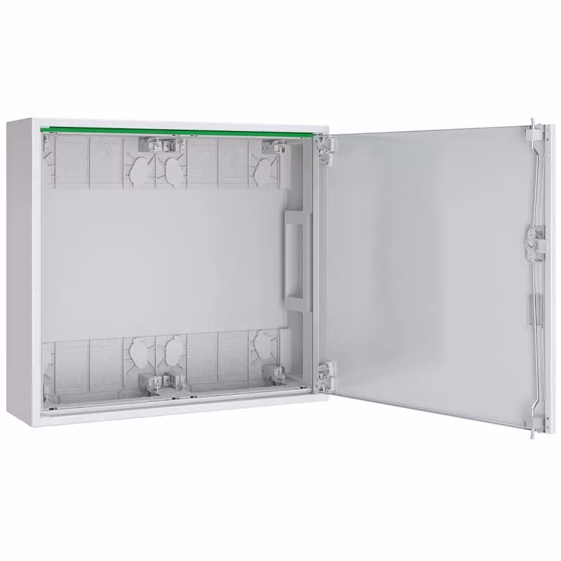 Distributore di campo ABN AP T: 160 mm vuoto 72 TE 2x3 file con porta piena ABNRM203