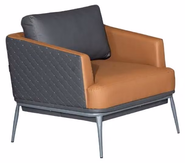 Relaxsessel Sofa Sessel Polstersessel Couch Lounge Büro Hotel Club Grau