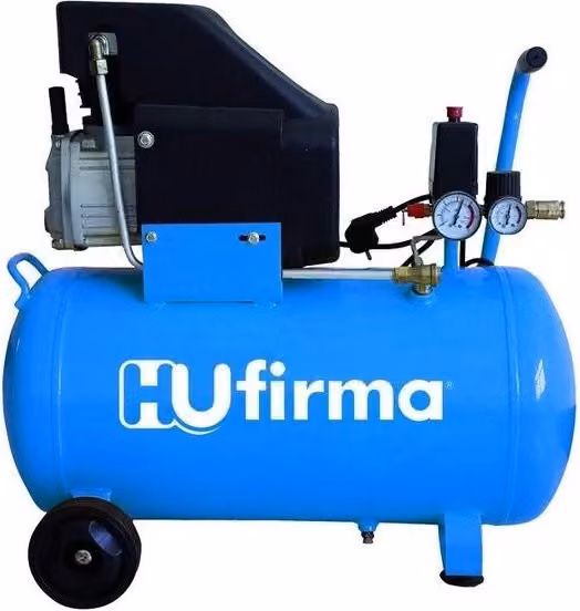 Compressore d'aria Hu-firma HUCAF-50L blu, 50 l, 2 HP, 230V, trasmissione diretta monocilindrico, 8 bar – 1