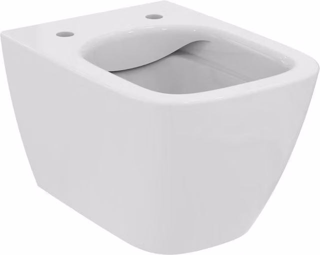 Vaso WC sospeso Ideal Standard i.life s in ceramica bianco con tecnologia rimless e fissaggio a scomparsa P: 48 cm, L: 35.5 cm, H: 40 cm