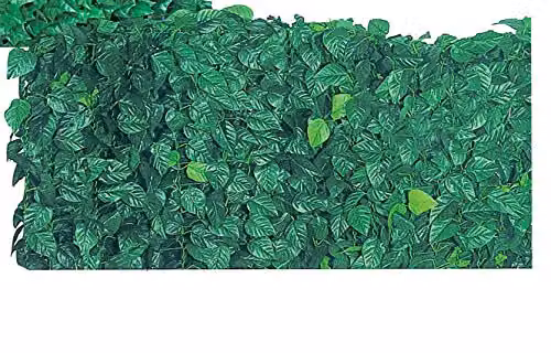 SIEPE ARTIFICIALE SINTETICA ARELLE SEMPREVERDI LAURO MT.20X150H