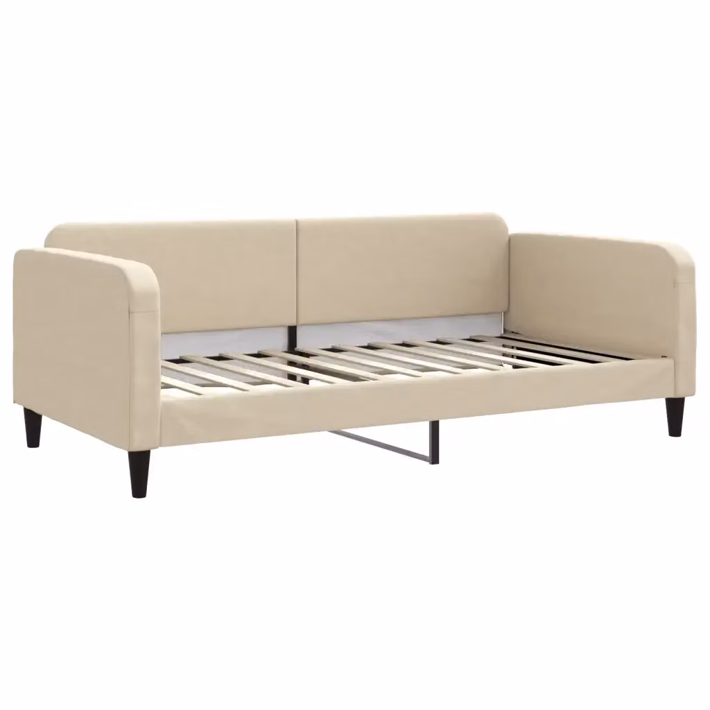 Letto da giorno moderno vidaXL in tessuto beige L: 223 cm, P: 110 cm, H: 75 cm – 2