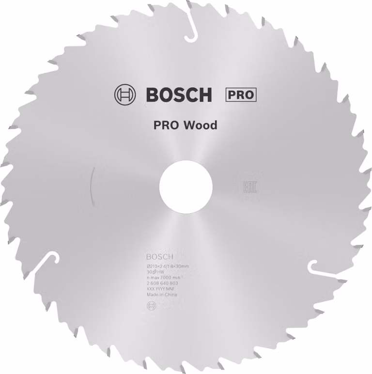 Disco circolare per legno Bosch, 1 pezzo, dimensioni 210 x 2,4 x 30 mm, grado di durezza T30