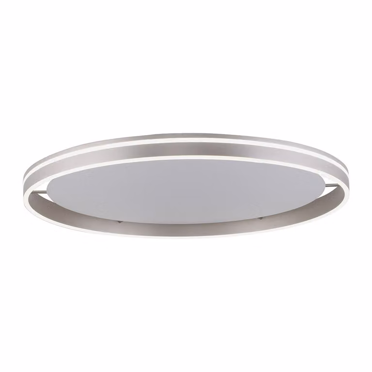 Lampada da soffitto a LED Q-Vito Ø 79 cm CCT acciaio