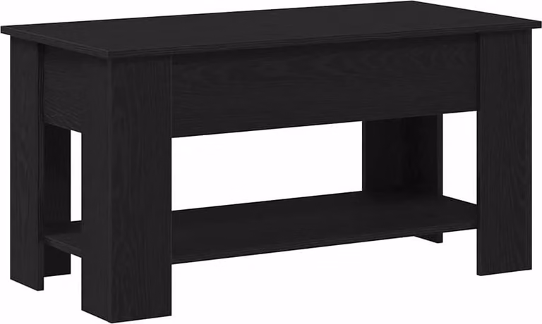 Tavolino da salotto Rovere nero 101 x 49 x 52 cm