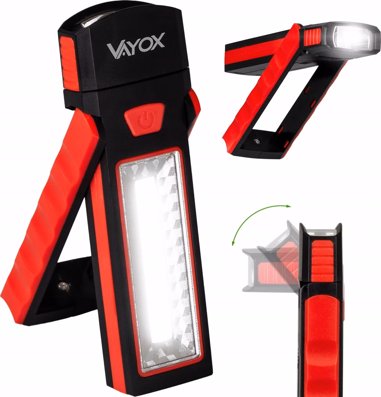 Vayox Lampada LED per officina VA0101 | 120 lm | LED + COB | rosso