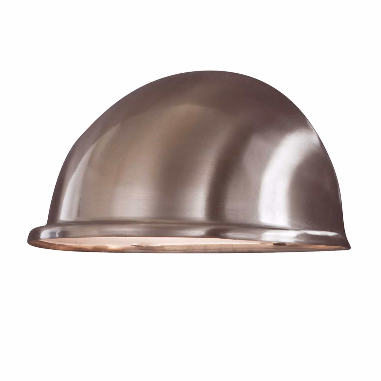 Konstsmide Torino Piccola applique in acciaio inox con vetro acrilico satinato
