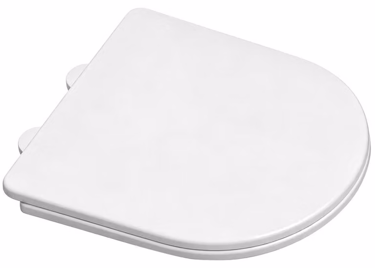 Copriwater Toluco - Slim/SoftClose - Plastica PP - Bianco lucido - 36,2x3,4x42,8 cm