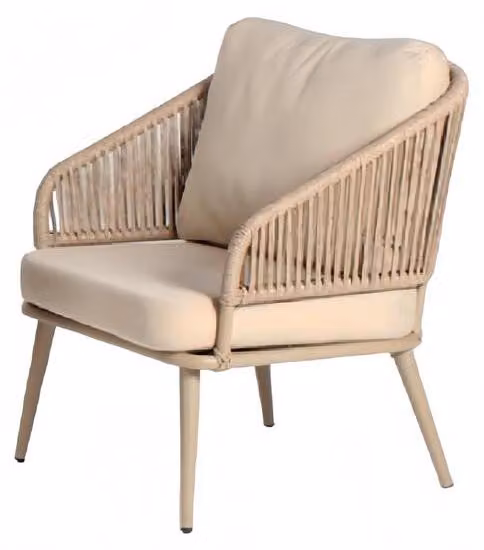 Sessel Design Terrasse Couch Sofa Sitzer Rattanb Polster Luxus Sitz Relax