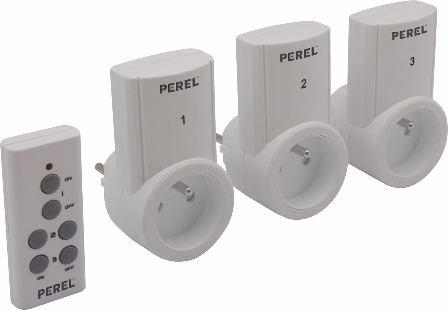 Set di prese per telecomando wireless (3 prese + telecomando)