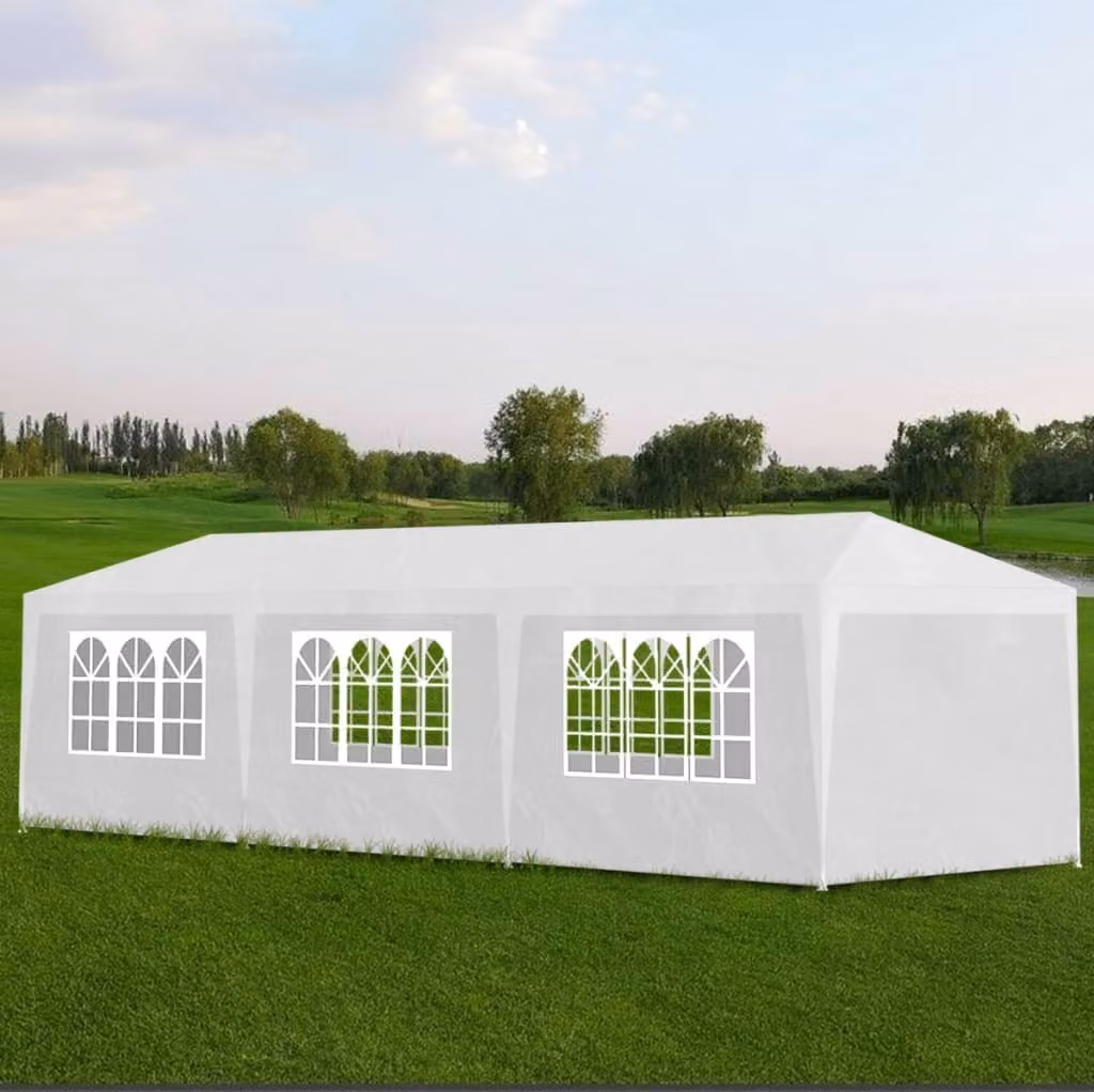 The Living Store Tenda per feste 3x9 m Bianco