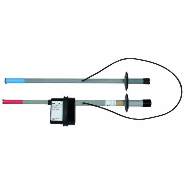 Tester per tensioni continue Dehn PHE/G II con polo positivo sulla punta di prova, range di tensione 1...4,2 kV, codice prodotto 767647
