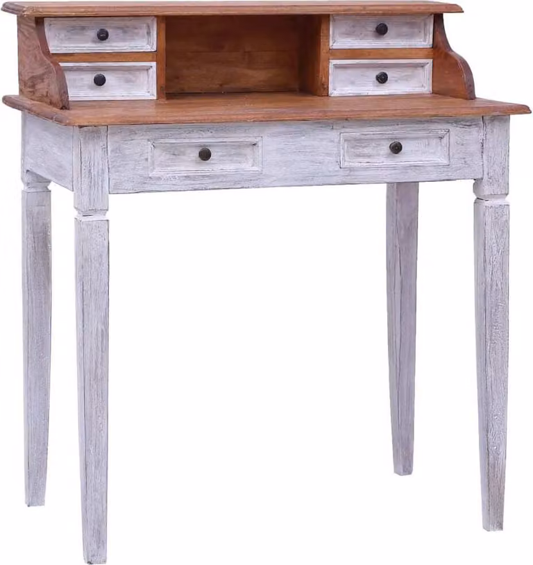 Maison Exclusive - Scrivania con cassetti 90x50x101 cm in legno massello di recupero
