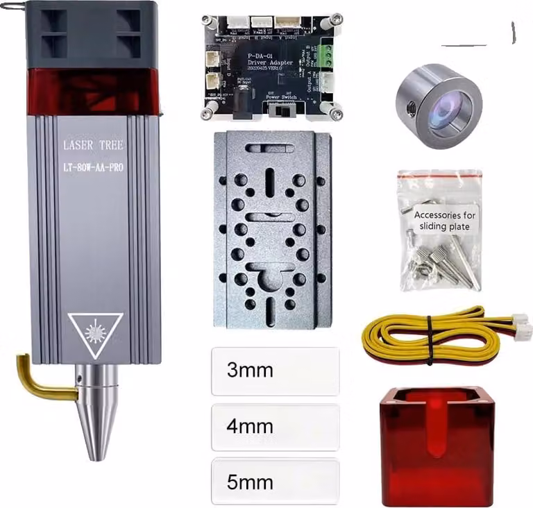 Modulo laser, laser blu 450 nm, incisione laser CNC, 10 W AA-PRO KIT-24V