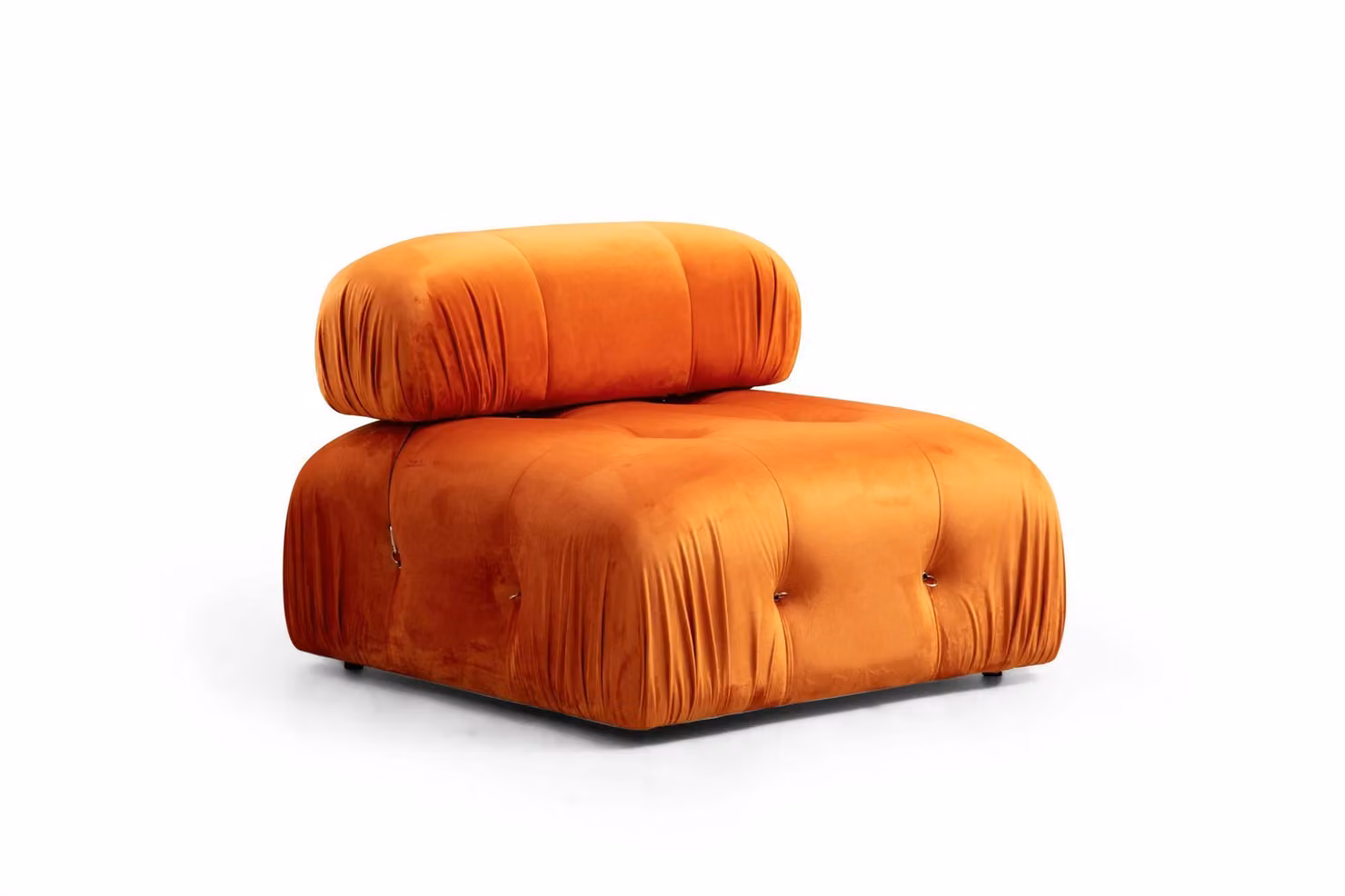 Hanah Home, Bubble- ARE1425, Arancione, Divano letto, Struttura: Legno di faggio / truciolato