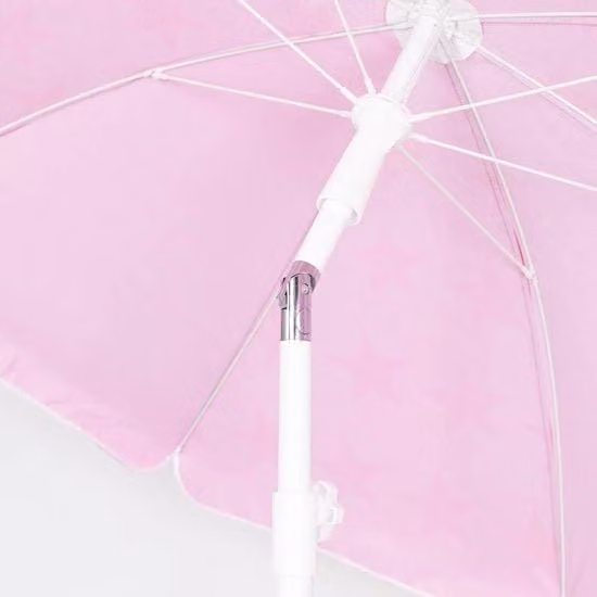 Parasole esterno parasole da giardino grande parasole per spiaggia UPF 50+ 210 x 160 cm Fucsia