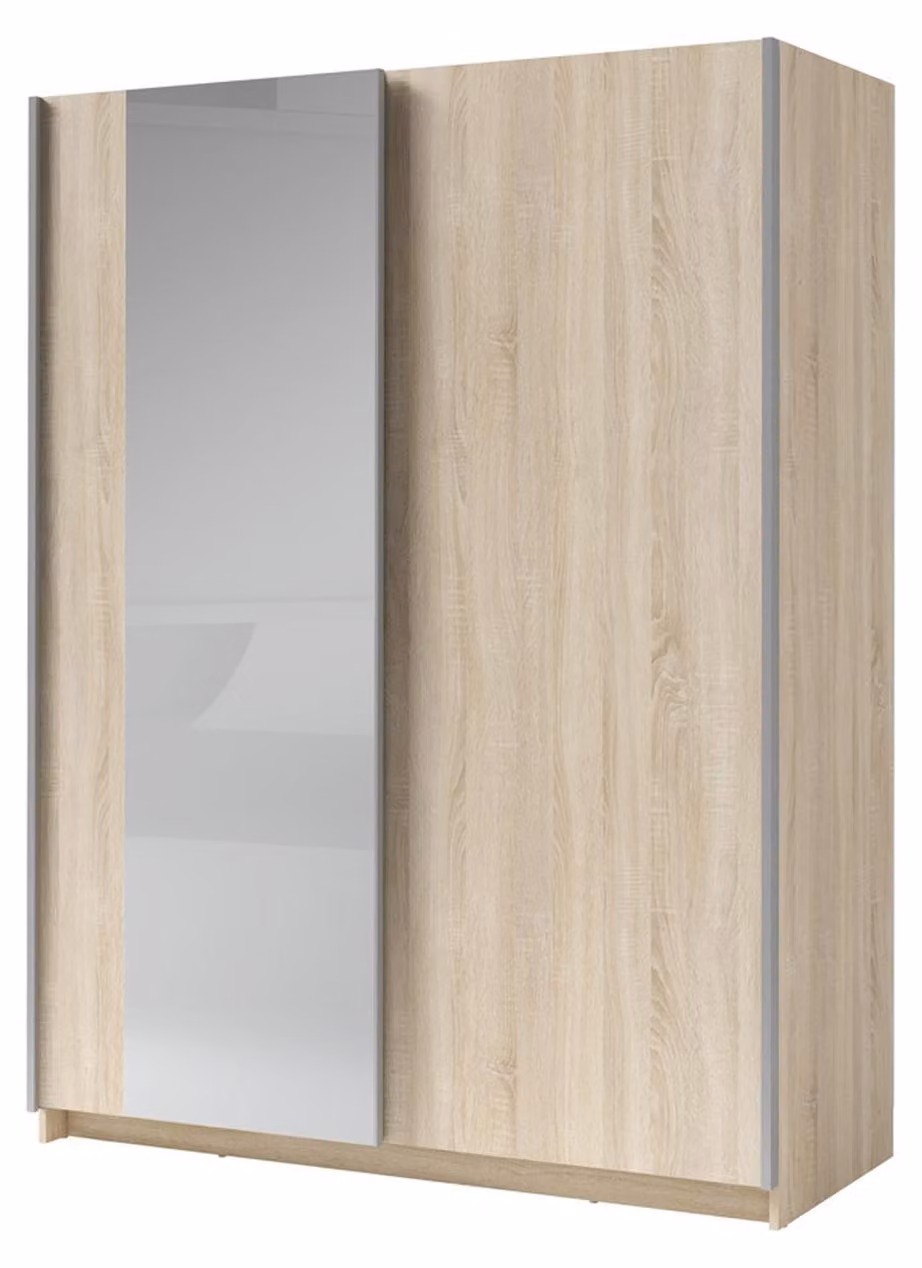 raumhirsch ARMADIO in legno di quercia Sonoma, dimensioni 181 x 199 x 62 cm