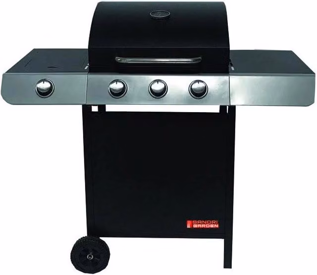 Barbecue Sandrigarden gas Cuba, 3 fuochi 1 fornello, 11,6 kw