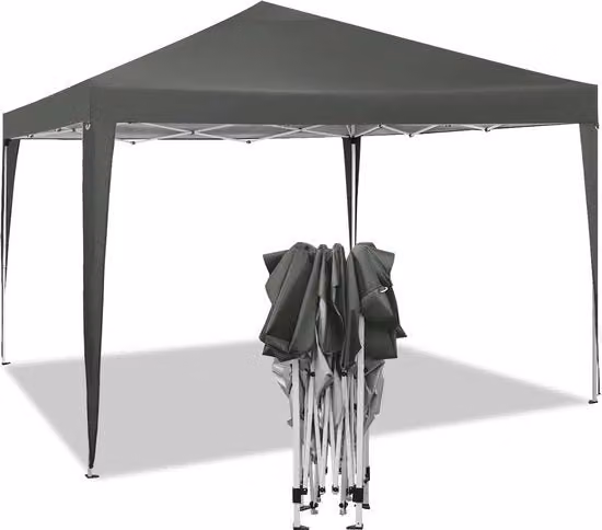 Pergola Esterna - 3x3m - Installazione Facile con Altezza Regolabile - Resistente all'Acqua e alle Radiazioni UV - Robusto e Anticorrosivo