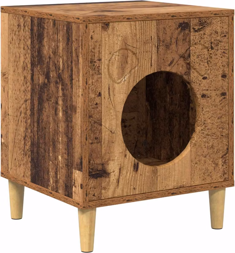 Casa per Gatti Legno vecchio 42,5 x 40 x 53 cm
