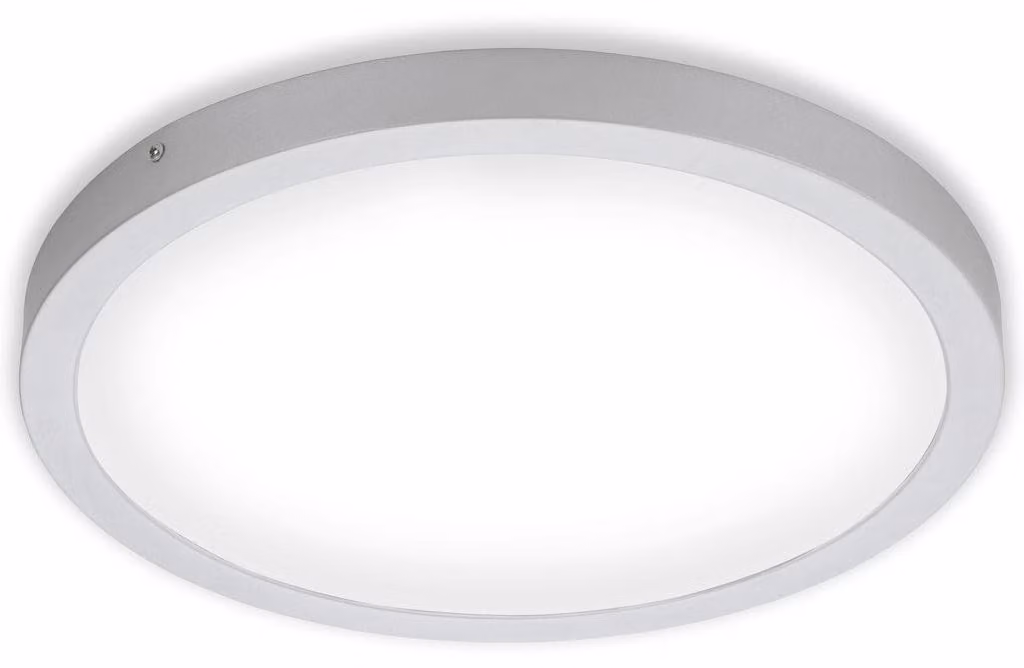 Lampada da soffitto a LED 24,5 W 4000K cromato opaco IP20 Ø40,5cm Briloner