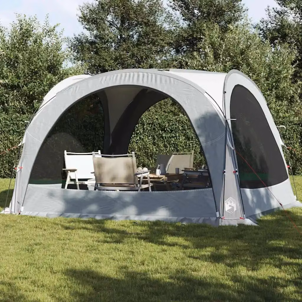 Tenda per feste bianca impermeabile in poliestere L: 360 cm, P: 360 cm, H: 215 cm – 2
