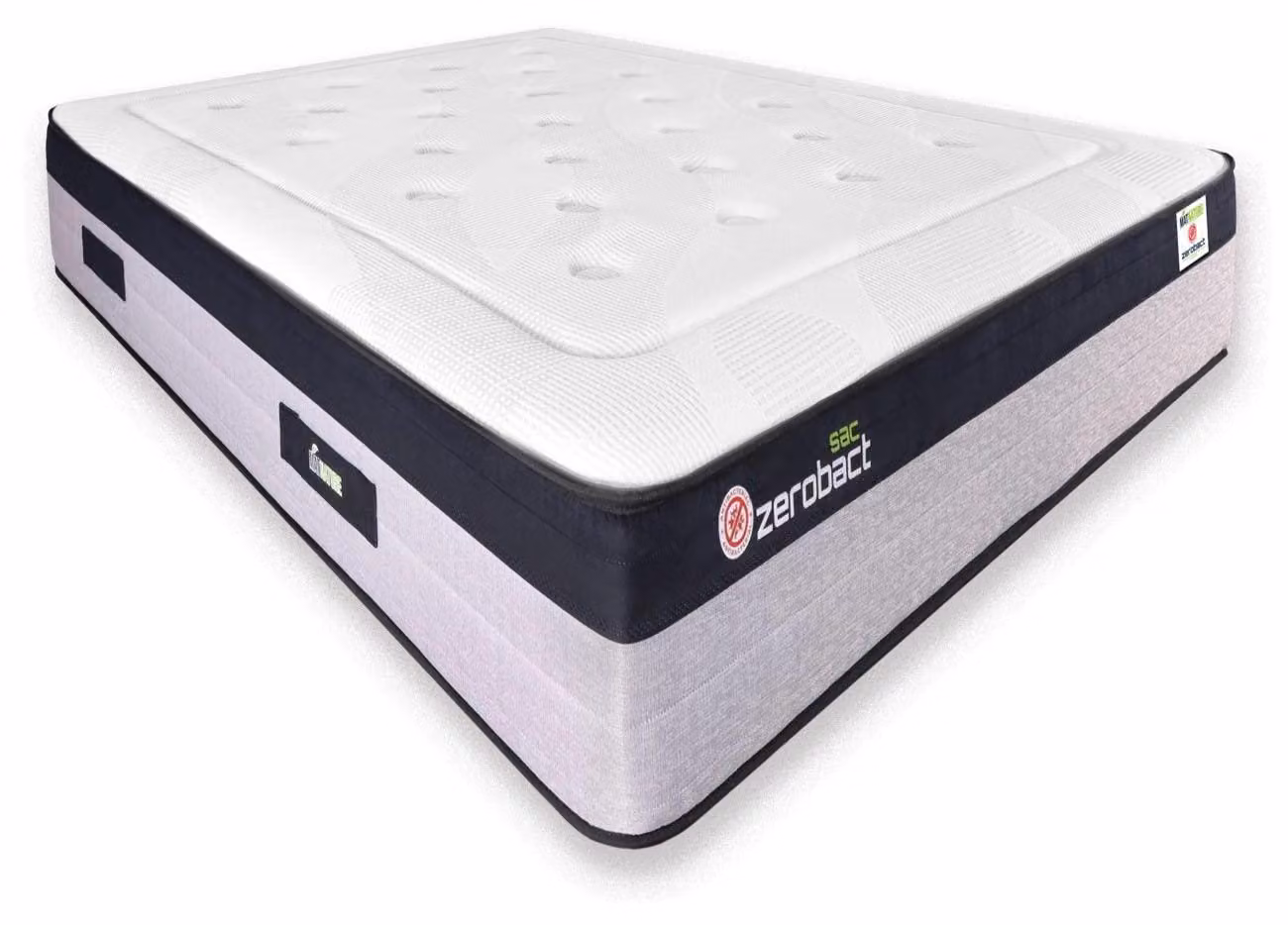 Materassi in memory foam con molle insacchettate, altezza 30 cm, dimensioni 90x180 cm, con proprietà antibatteriche