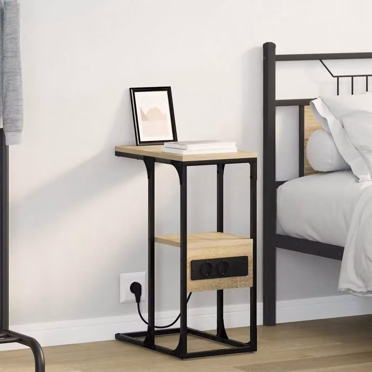 Armadio da Notte vidaXL in Rovere Sonoma Marrone L: 41,5 cm, P: 26 cm, H: 60,5 cm