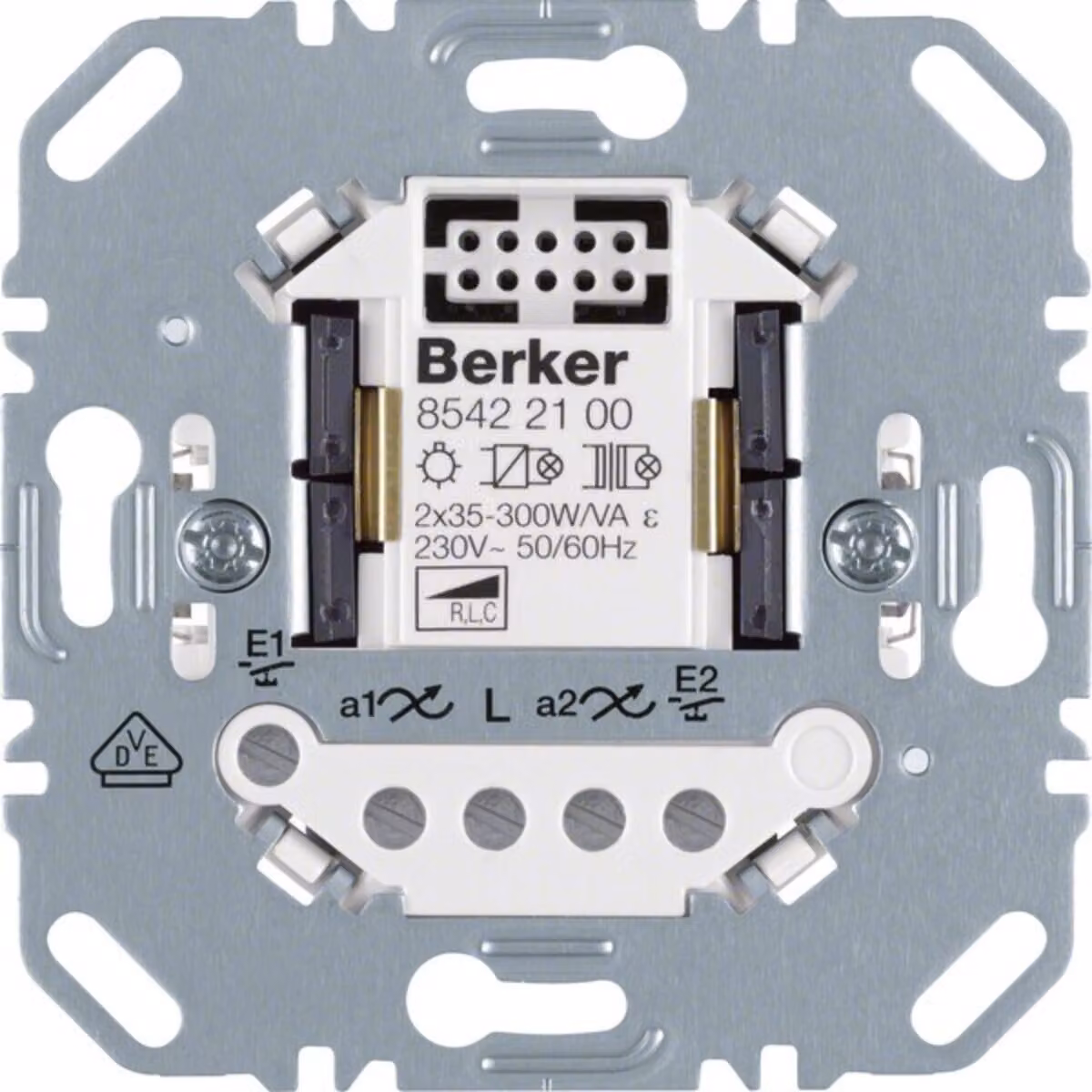 Berker dimmer universale touch 2-gang elettronica domestica 85422100
