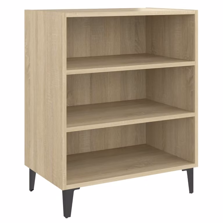 Credenza Rovere Sonoma 57x35x70 cm in Legno Multistrato