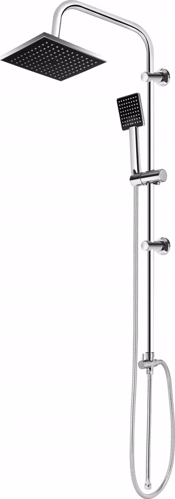 Set doccia con doccia a pioggia da 20 cm