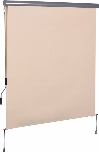 Tenda da esterno arrotolabile Minimal in alluminio e poliestere beige L: 2.5 m, H: 1.6 m