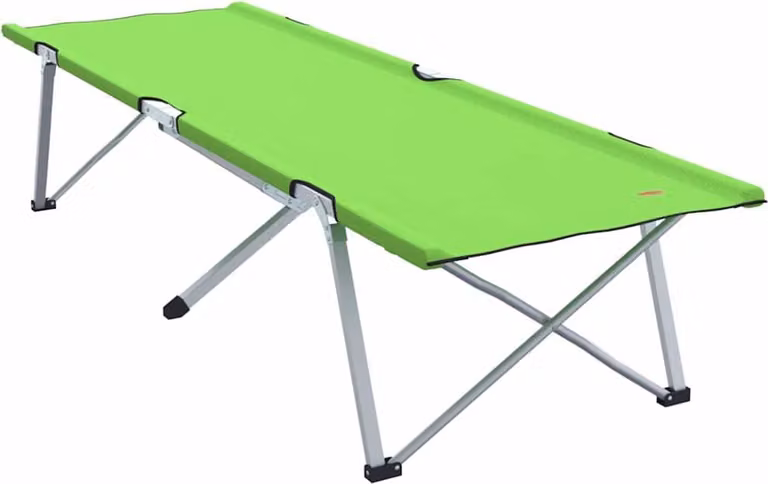 Letto da campeggio pieghevole Verde 194 x 62,5 x 42,5 cm