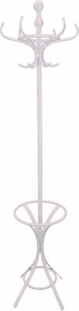 Appendiabiti 43x38x180 h cm in Acciaio Bianco