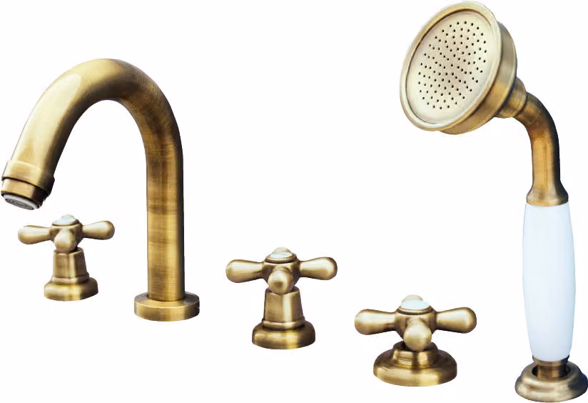 Slezák-RAV Rubinetto per vasca da bagno MORAVA OLD BRASS, Colore: old brass, Dimensione: 3/8''
