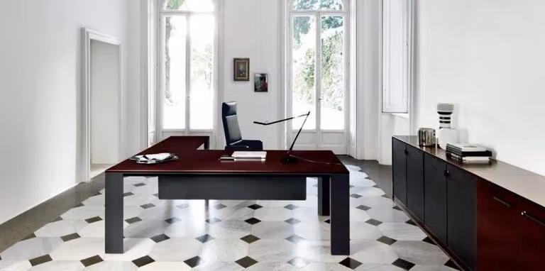 Design Schreibtisch Italienische Möbel Einrichtung Tisch Computermöbel Frezza