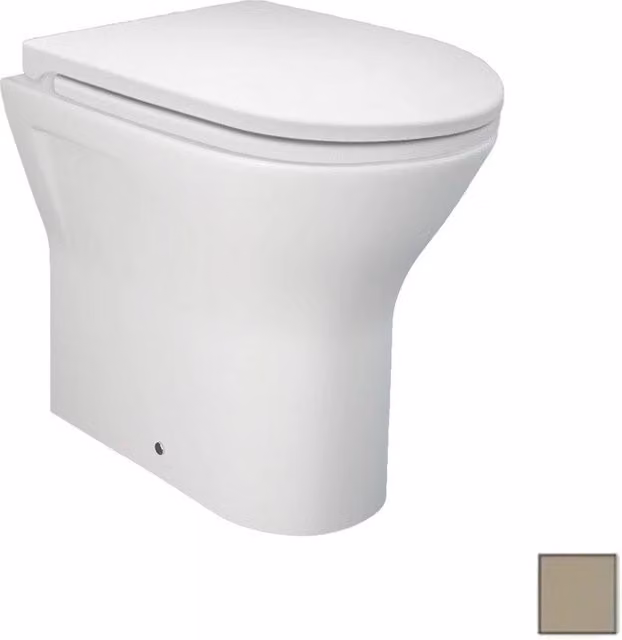Vaso filo muro feeling rimless cappuccino opaco