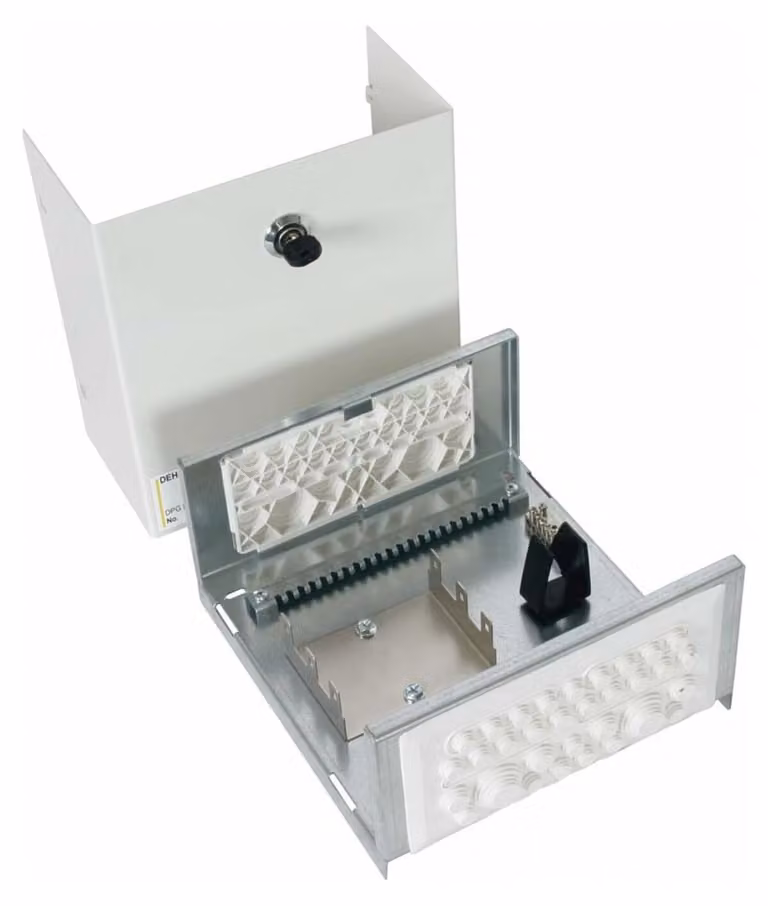 DEHN Alloggiamento di equalizzazione potenziale per 3 strisce LSA 10/2 DPG LSA 30 P