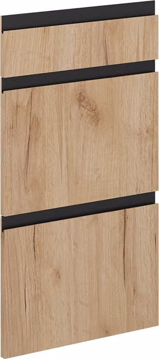 Frontale cucina Vicco R-Line Rovere dorato 39.6 x 70.4 cm frontale del mobile per mobile base con cassetti, Model 39513