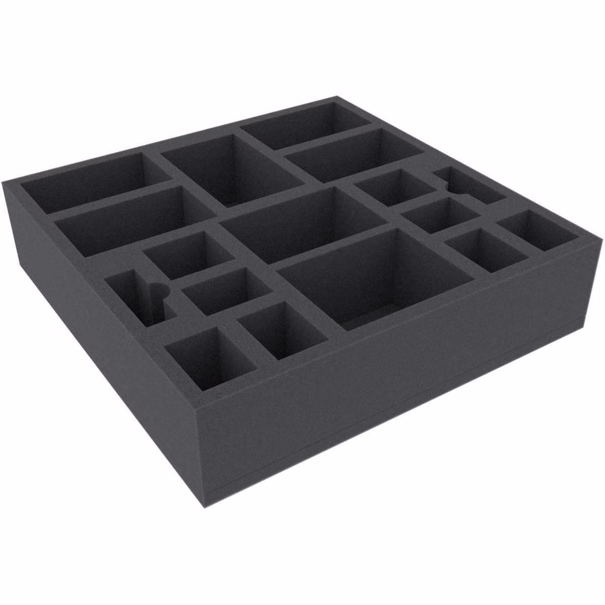 Inserto in schiuma da 295 x 295 x 70 mm per miniature da giochi da tavolo